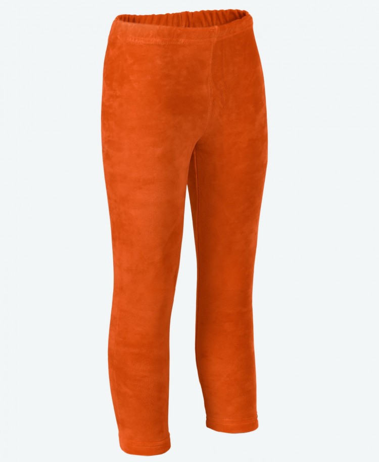 Легинсы велюр, 153415-0200, цвет: оранжевый
