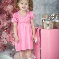 Платье-туника, 162017-6100, цвет: розовый меланж - Платье-туника, 162017-6100, цвет: розовый меланж