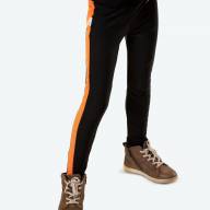 Легинсы для фитнеса, 156417-2202, цвет: черный+оранжевый - Легинсы для фитнеса, 156417-2202, цвет: черный+оранжевый