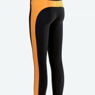 Легинсы для фитнеса, 156417-2202, цвет: черный+оранжевый - Легинсы для фитнеса, 156417-2202, цвет: черный+оранжевый