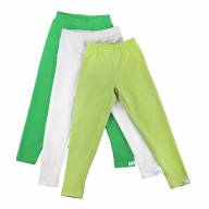Комплект легинсов, 3 шт, 106514-0445, цвет: зеленый+лайм+белый - Комплект легинсов, 3 шт, 106514-0445, цвет: зеленый+лайм+белый