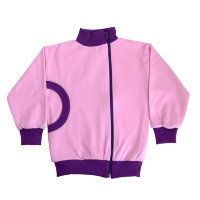 Куртка-косушка, 0205-005-0807, цвет: Розовый+фиолетовый