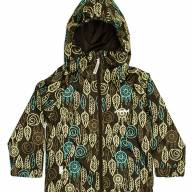 Куртка-ветровка, 190116-9353, цвет: перо+темно-коричневый - Куртка-ветровка, 190116-9353, цвет: перо+темно-коричневый