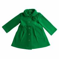 Пальто флисовое без подклада, 183914-0400, цвет: Зеленый - Пальто флисовое без подклада, 183914-0400, цвет: Зеленый