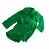 Пальто флисовое без подклада, 183914-0400, цвет: Зеленый - Пальто флисовое без подклада, 183914-0400, цвет: Зеленый