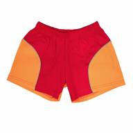 Комплект шорты+футболка, 100415-0102, цвет: Красный+оранжевый - Комплект шорты+футболка, 100415-0102, цвет: Красный+оранжевый