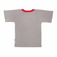 Комплект шорты+футболка, 100415-1301, цвет: Серый+красный - Комплект шорты+футболка, 100415-1301, цвет: Серый+красный