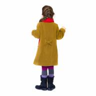 Пальто флисовое на подкладе, 181814-3300, цвет: Темно-горчичный - Пальто флисовое на подкладе, 181814-3300, цвет: Темно-горчичный