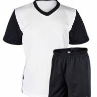 Комплект спортивной формы мальчики, 101116-5022, цвет: белый+черный - Комплект спортивной формы мальчики, 101116-5022, цвет: белый+черный