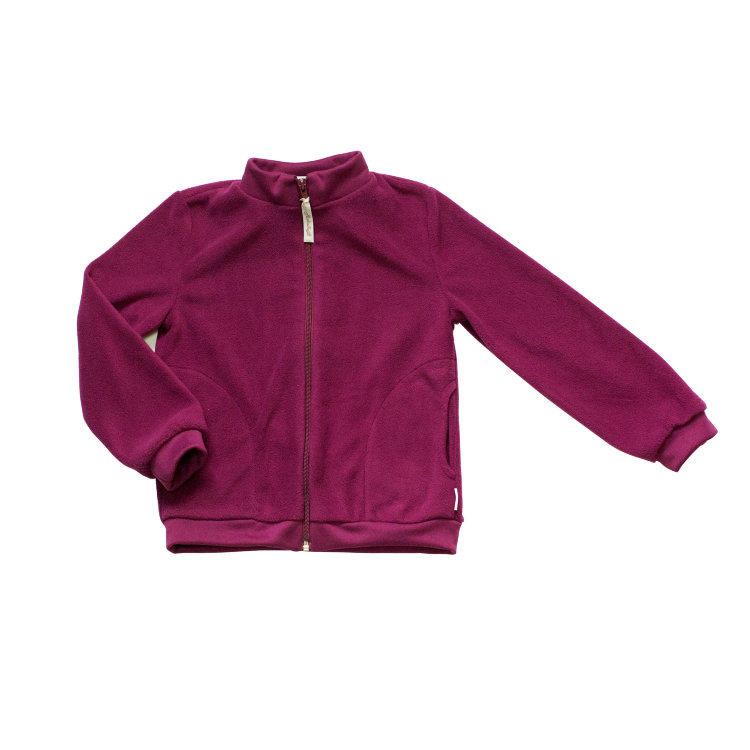 Куртка флисовая, 198814-4300, цвет: вишневый
