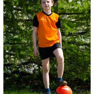 Комплект спортивной формы мальчики, 101116-0222, цвет: Оранжевый+черный - Комплект спортивной формы мальчики, 101116-0222, цвет: Оранжевый+черный