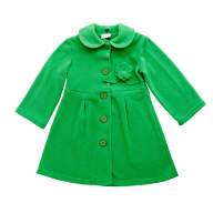 Пальто флисовое без подклада, 0705-008-0400, цвет: Зеленый - Пальто флисовое без подклада, 0705-008-0400, цвет: Зеленый