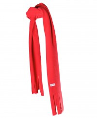 Шарф флисовый с лапшой 220, 997817-0100, цвет: красный
