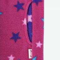 Кофта флисовая с капюшоном 220, 193417-6973, цвет: розовые звезды, звезды фуксия - Кофта флисовая с капюшоном 220, 193417-6973, цвет: розовые звезды, звезды фуксия