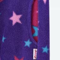 Кофта флисовая с капюшоном 220, 193417-7073, цвет: фиолетовые звезды, звезды фуксия - Кофта флисовая с капюшоном 220, 193417-7073, цвет: фиолетовые звезды, звезды фуксия