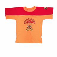 Комплект шорты+футболка, 101616-0201, цвет: Оранжевый+красный - Комплект шорты+футболка, 101616-0201, цвет: Оранжевый+красный