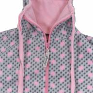 Куртка флисовая 220, 192715-9700, цвет: горох розовый - Куртка флисовая 220, 192715-9700, цвет: горох розовый
