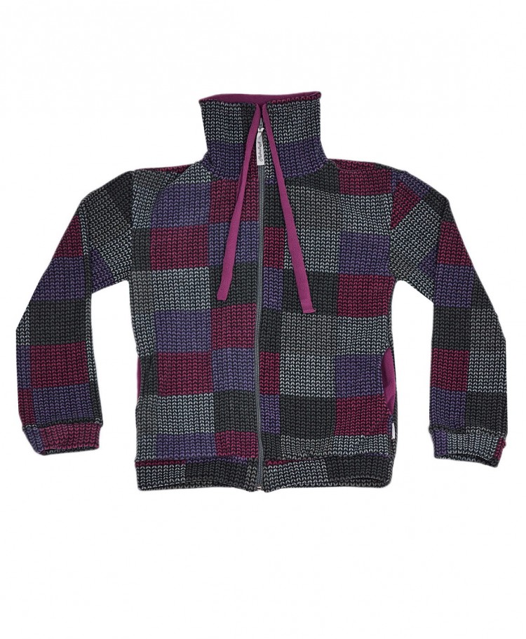 Куртка флисовая 220, 192715-9807, цвет: вязаный фиолетовый