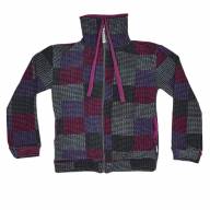 Куртка флисовая 220, 192715-9807, цвет: вязаный фиолетовый - Куртка флисовая 220, 192715-9807, цвет: вязаный фиолетовый