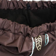 Брюки демисезонные на флисовом подкладе, 159116-5393, цвет: Темно-коричневый+перья - Брюки демисезонные на флисовом подкладе, 159116-5393, цвет: Темно-коричневый+перья